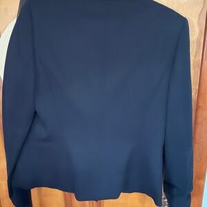 Escada Black Blazer with Gold Accents